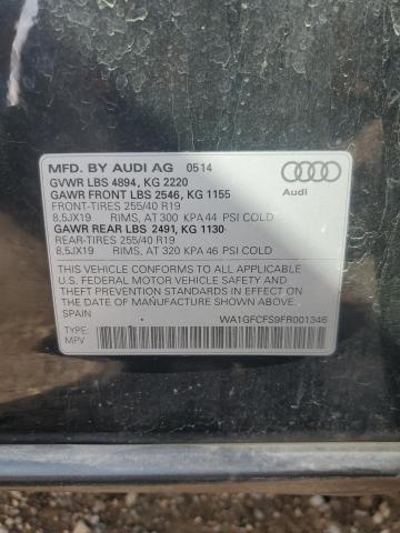2015 AUDI Q3 PRESTIG WA1GFCFS9FR001346