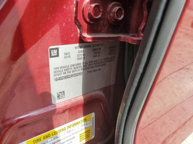 2010 BUICK LACROSSE C - 1G4GC5EG2AF202082
