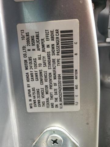 2014 ACURA TSX - JH4CU2F42EC001694