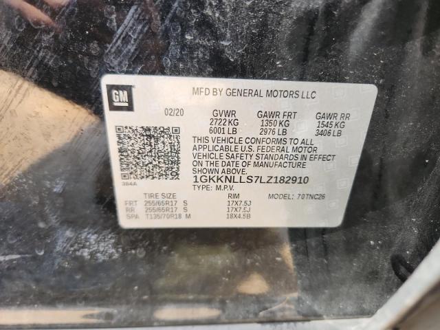 2020 GMC ACADIA AT4 1GKKNLLS7LZ182910