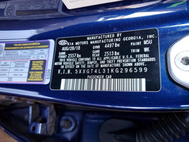 2019 KIA OPTIMA LX 5XXGT4L31KG296599