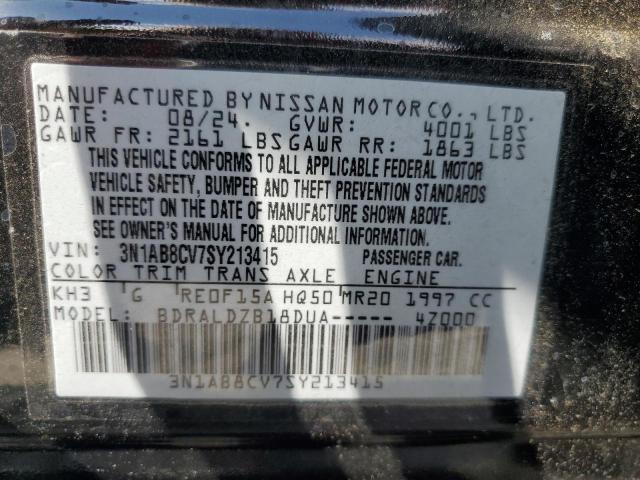 2025 NISSAN SENTRA SV 3N1AB8CV7SY213415