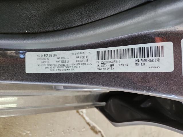 2016 CHRYSLER 200 C - 1C3CCCCB0GN151814