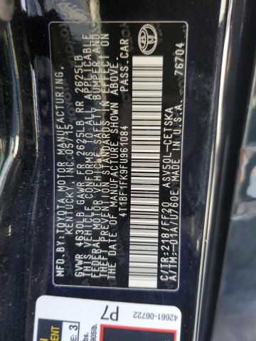 2015 TOYOTA CAMRY LE 4T1BF1FK9FU961084