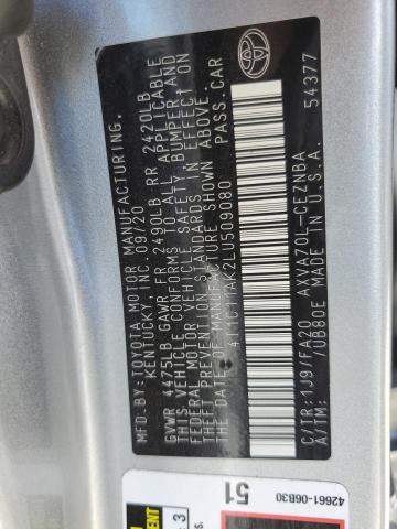 2020 TOYOTA CAMRY LE 4T1C11AK2LU509080