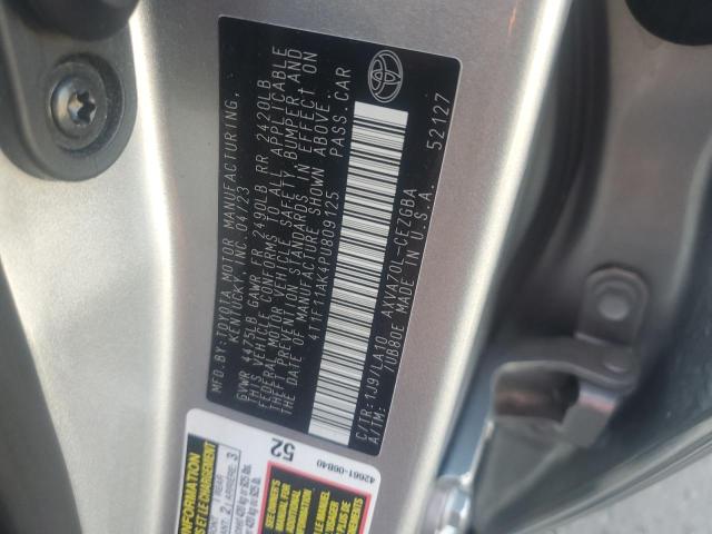 2023 TOYOTA CAMRY XLE 4T1F11AK4PU809125
