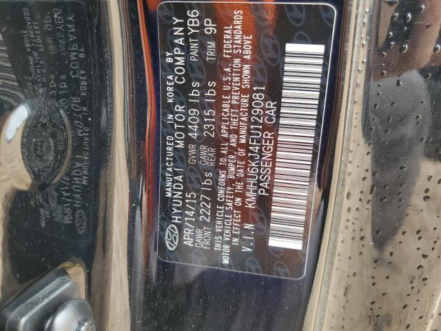 2015 HYUNDAI GENESIS COUPE 3.8L KMHHU6KJ4FU129081