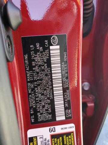2023 LEXUS ES 350 BASE 58ADZ1B19PU147945