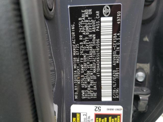 2025 TOYOTA CAMRY XSE 4T1DAACK6SU185096