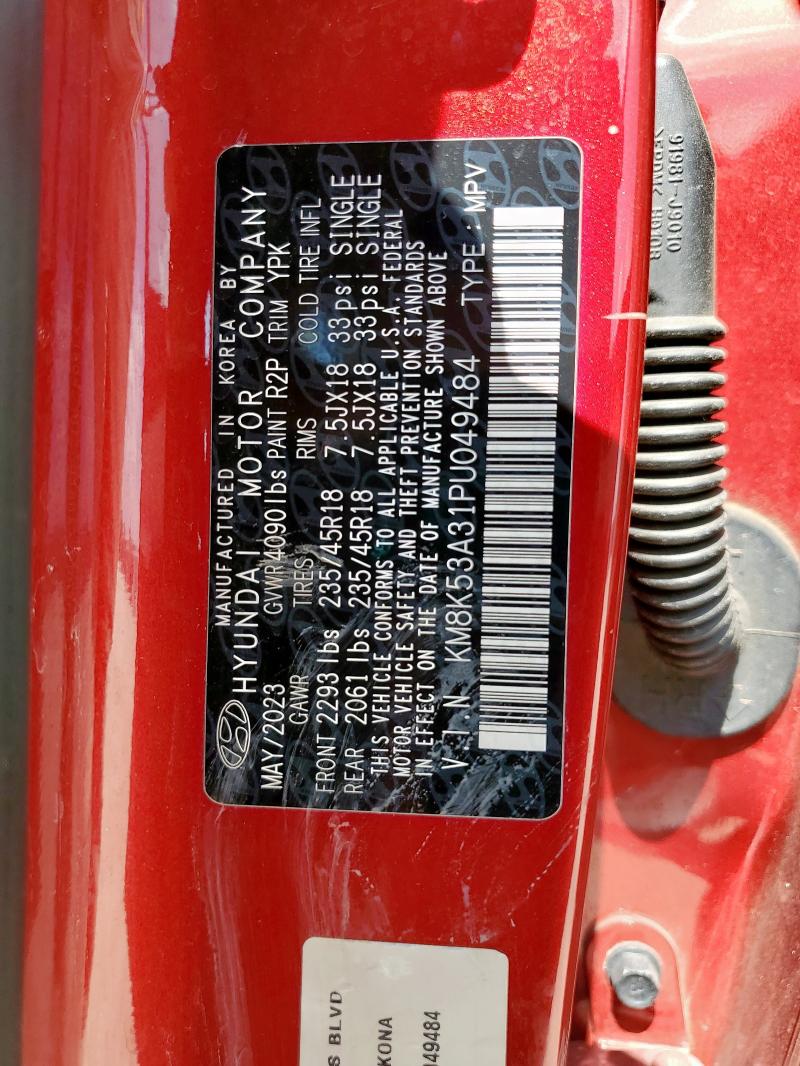 2023 HYUNDAI KONA LIMIT KM8K53A31PU049484