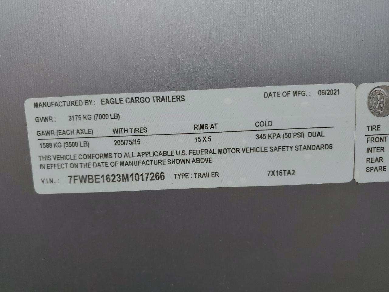 Lot #3297934845 2021 HIGH COUNTRY UNKNOWN