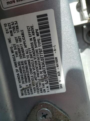 2010 HONDA CR-V EXL - 5J6RE4H7XAL027797