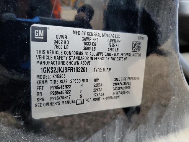 2015 GMC YUKON XL DENALI 1GKS2JKJ3FR192201