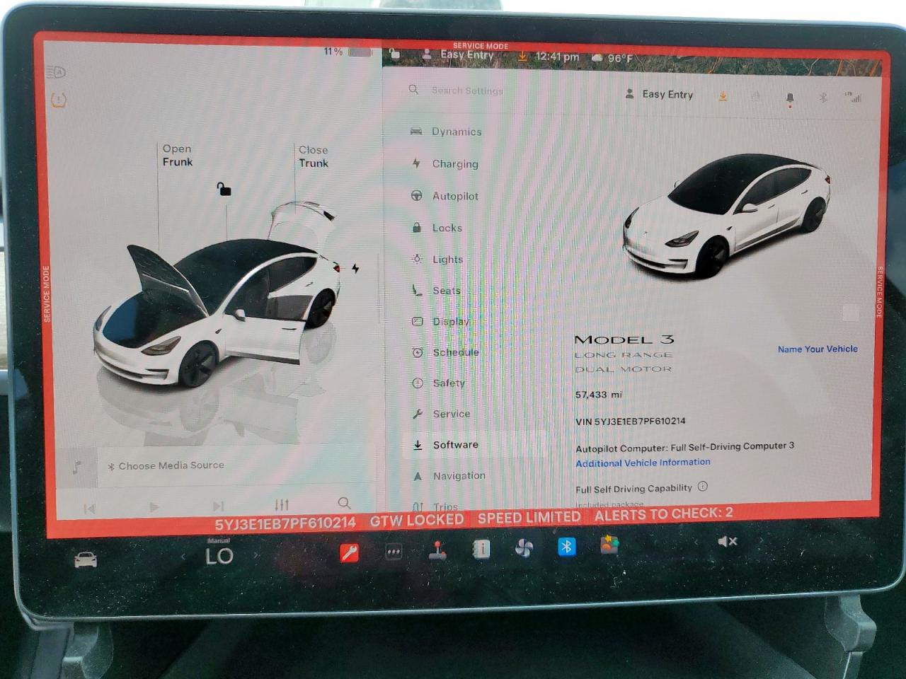 Lot #3305652716 2023 TESLA MODEL 3