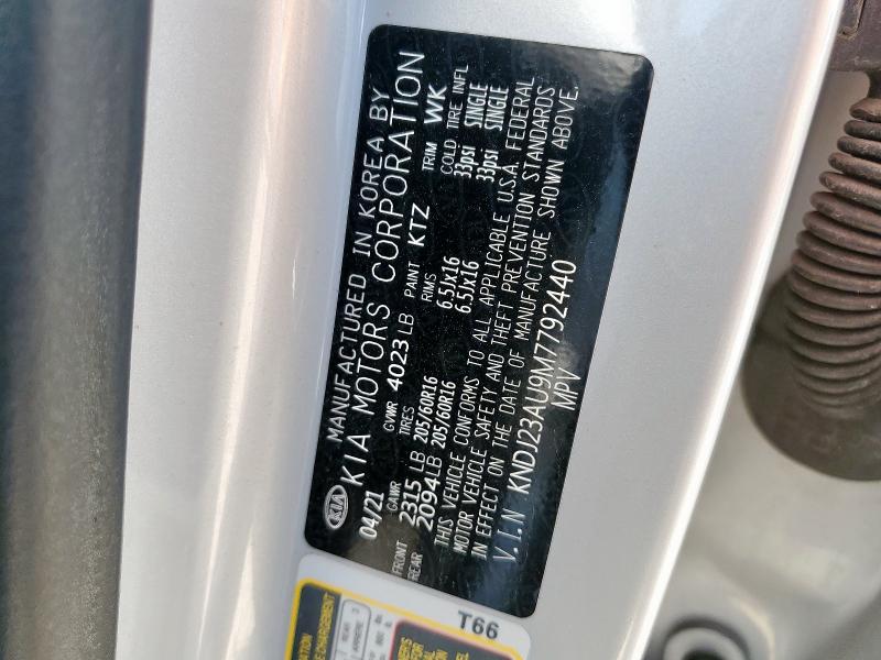 2021 KIA SOUL LX - KNDJ23AU9M7792440