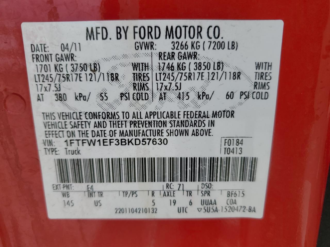 FORD F-150 SUPERCREW