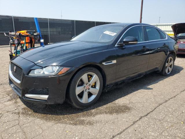 JAGUAR XF 2018 black  gas SAJBS4FX3JCY70700 photo #1