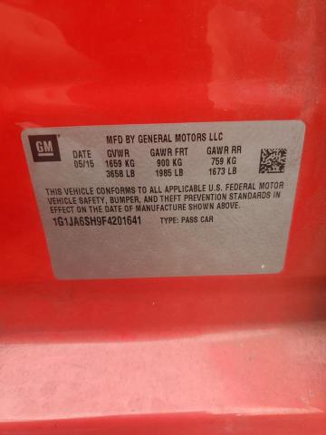 2015 CHEVROLET SONIC LS 1G1JA6SH9F4201641