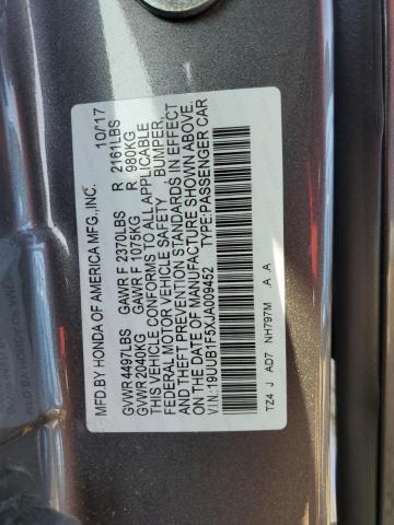 2018 ACURA TLX TECH 19UUB1F5XJA009452