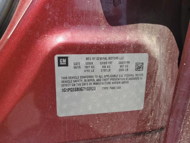 2016 CHEVROLET CRUZE LIMI - 1G1PG5SB9G7102820