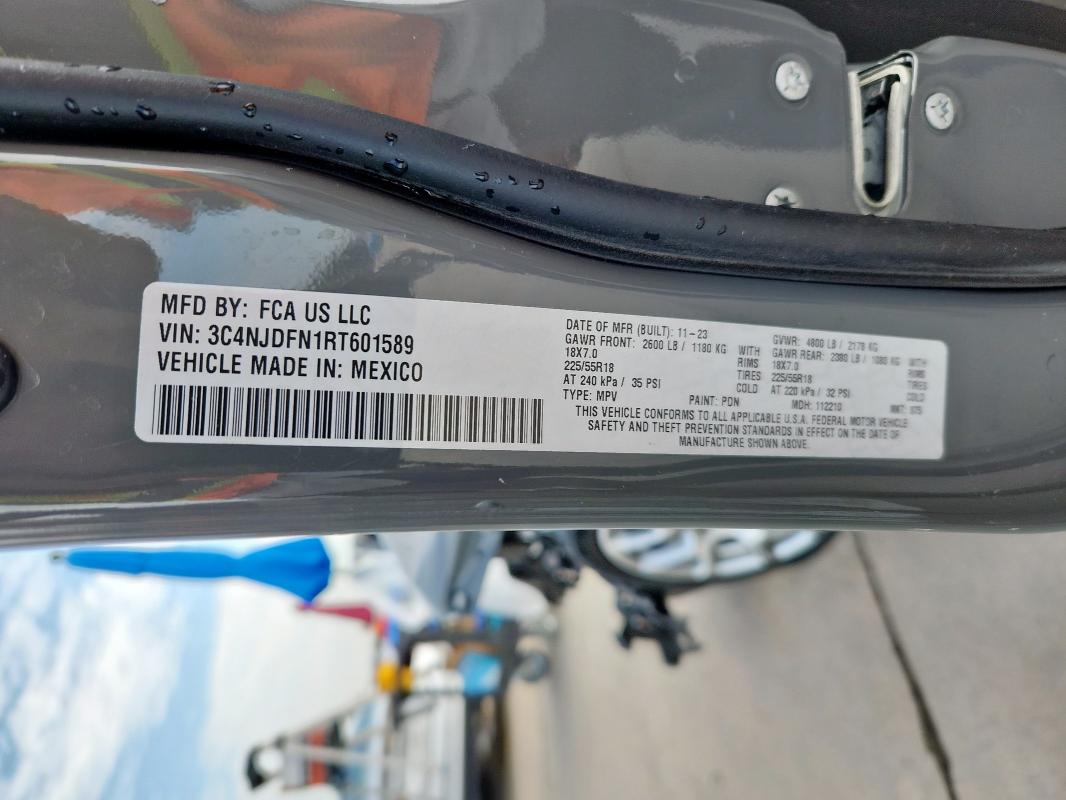 2024 JEEP COMPASS LA 3C4NJDFN1RT601589