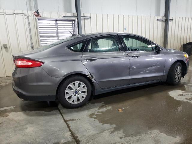 FORD FUSION S 2014 gray  gas 1FA6P0G75E5361460 photo #4