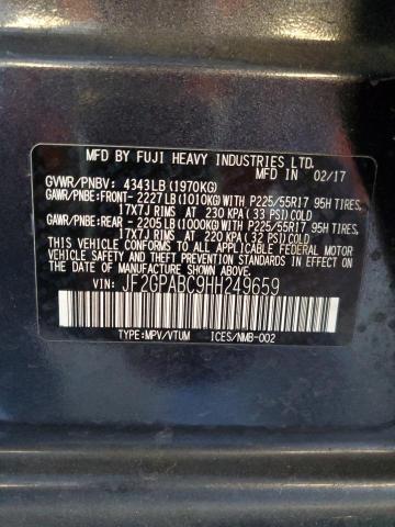 2017 SUBARU CROSSTREK JF2GPABC9HH249659