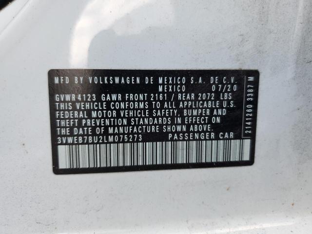 2020 VOLKSWAGEN JETTA SEL 3VWEB7BU2LM075273