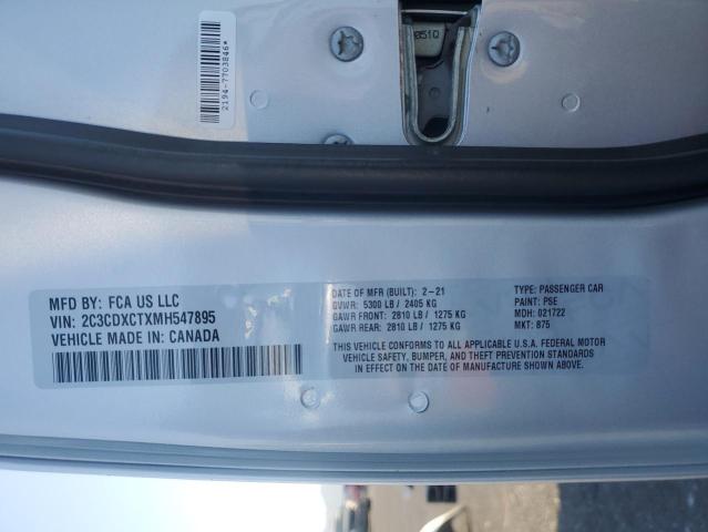 2021 DODGE CHARGER R/ 2C3CDXCTXMH547895