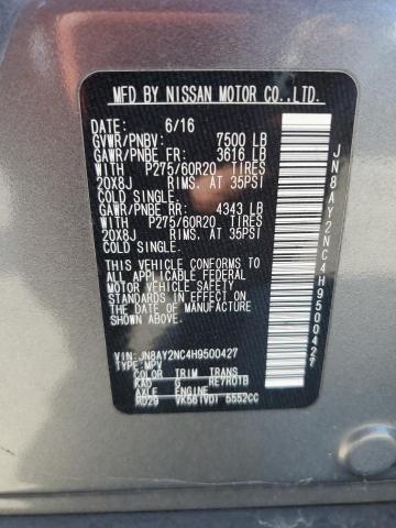 2017 NISSAN ARMADA SV JN8AY2NC4H9500427