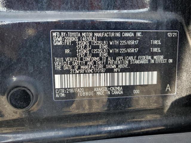 2021 TOYOTA RAV4 XLE - 2T3W1RFVXMC170187