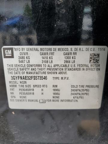 2015 CADILLAC SRX 3GYFNAE32FS573546