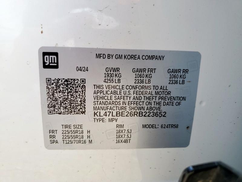 2024 BUICK ENVISTA SP KL47LBE26RB223652