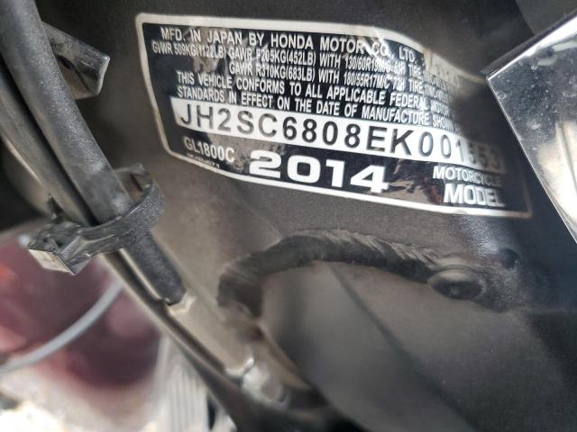 2014 HONDA GL1800 C JH2SC6808EK001553