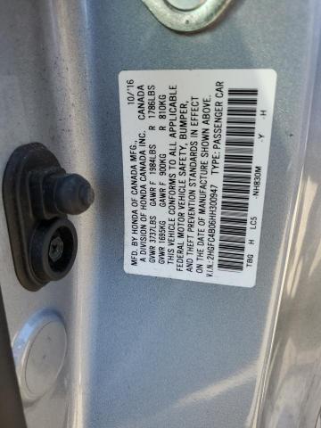 2017 HONDA CIVIC LX 2HGFC4B06HH300947