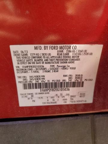2014 FORD TAURUS LIM - 1FAHP2F82EG105036