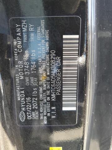 2017 HYUNDAI VELOSTER KMHTC6AD5HU308290