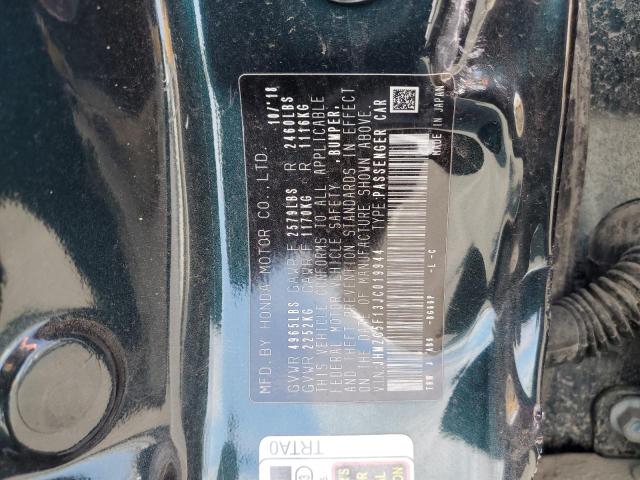 2018 HONDA CLARITY JHMZC5F13JC019944