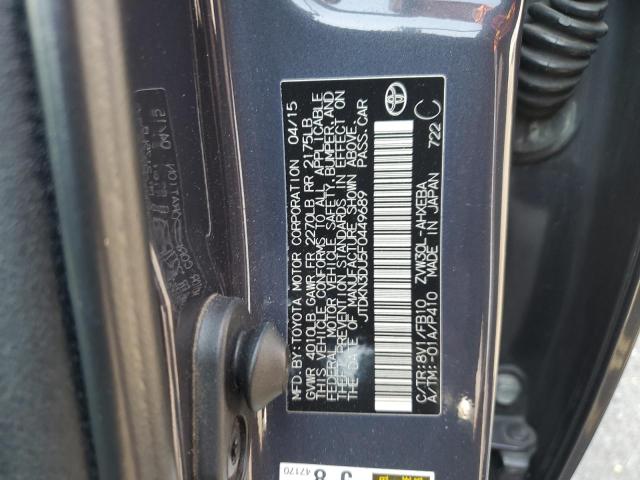2015 TOYOTA PRIUS JTDKN3DU5F0449689