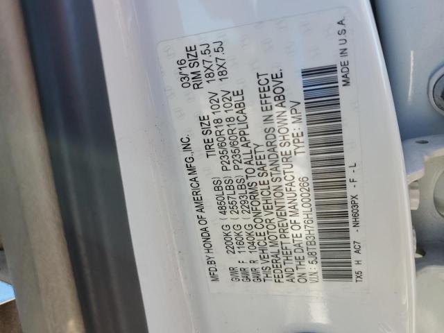2017 ACURA RDX ADVANCE 5J8TB3H76HL000266