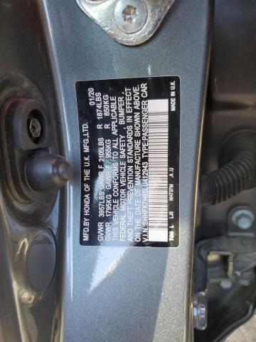 2020 HONDA CIVIC EX SHHFK7H65LU412943