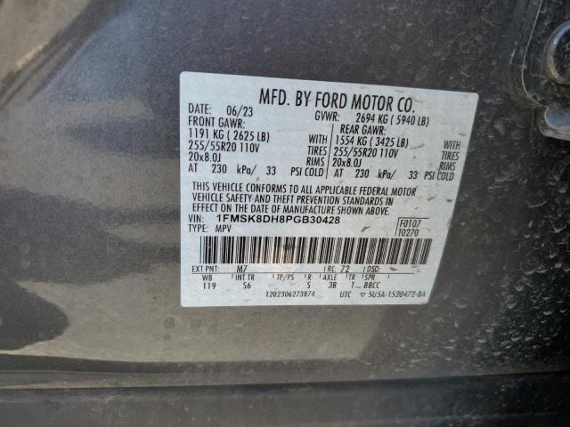 2023 FORD EXPLORER X - 1FMSK8DH8PGB30428
