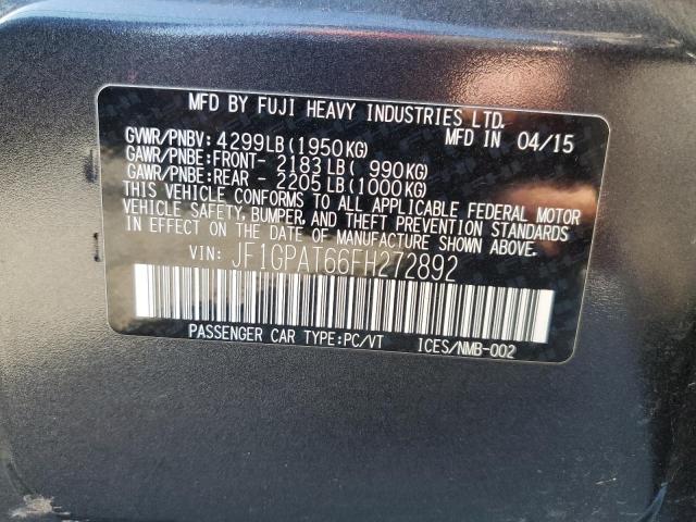 2015 SUBARU IMPREZA SP JF1GPAT66FH272892