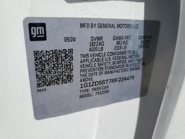 2024 CHEVROLET MALIBU LT 1G1ZD5ST7RF224479