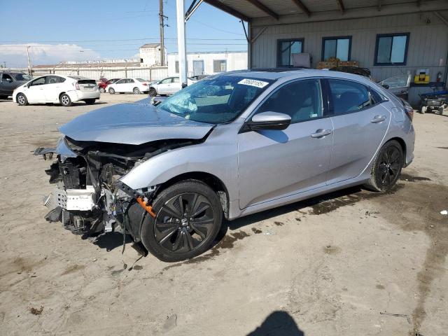 HONDA CIVIC EX 2019 silver  gas SHHFK7H62KU413689 photo #1
