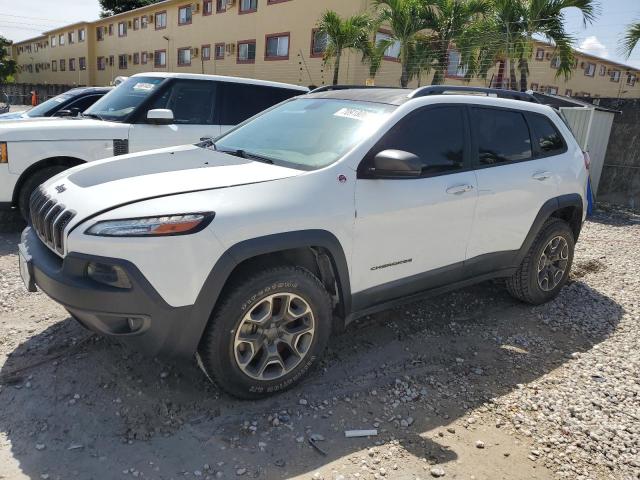 JEEP CHEROKEE TRAILHAWK 2020 white  flexible fuel 1C4PJMBX6LD506023 photo #1