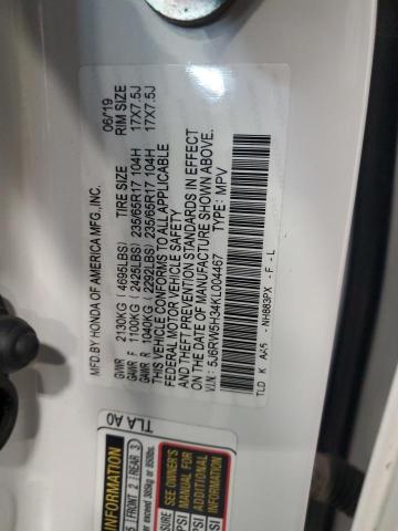 2019 HONDA CR-V LX 5J6RW5H34KL004467