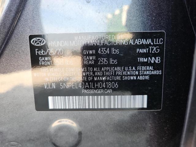 2020 HYUNDAI SONATA SEL #3303816463