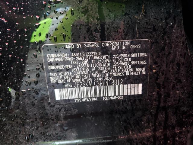 2024 SUBARU FORESTER LIMITED JF2SKALC3RH418812