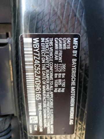 2018 BMW I3 REX WBY7Z4C52JVD96165